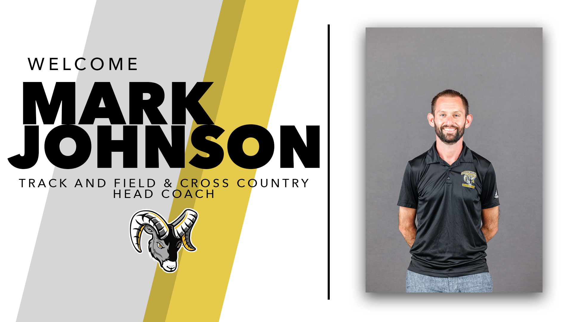 Mark Johnson Named Staff Assistant and Head Men&rsquo;s &amp; Women&rsquo;s Cross Country and Women&rsquo;s Outdoor Track &amp; Field Coach