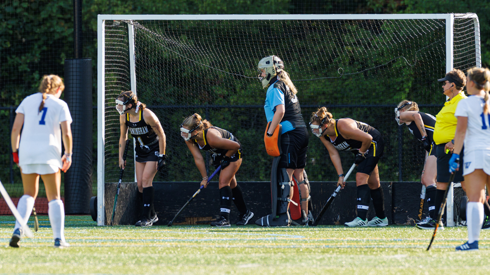 Falcons Hold Off Field Hockey in MASCAC Clash