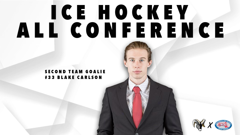 Carlson Named to MASCAC Ice Hockey All-Conference Squad