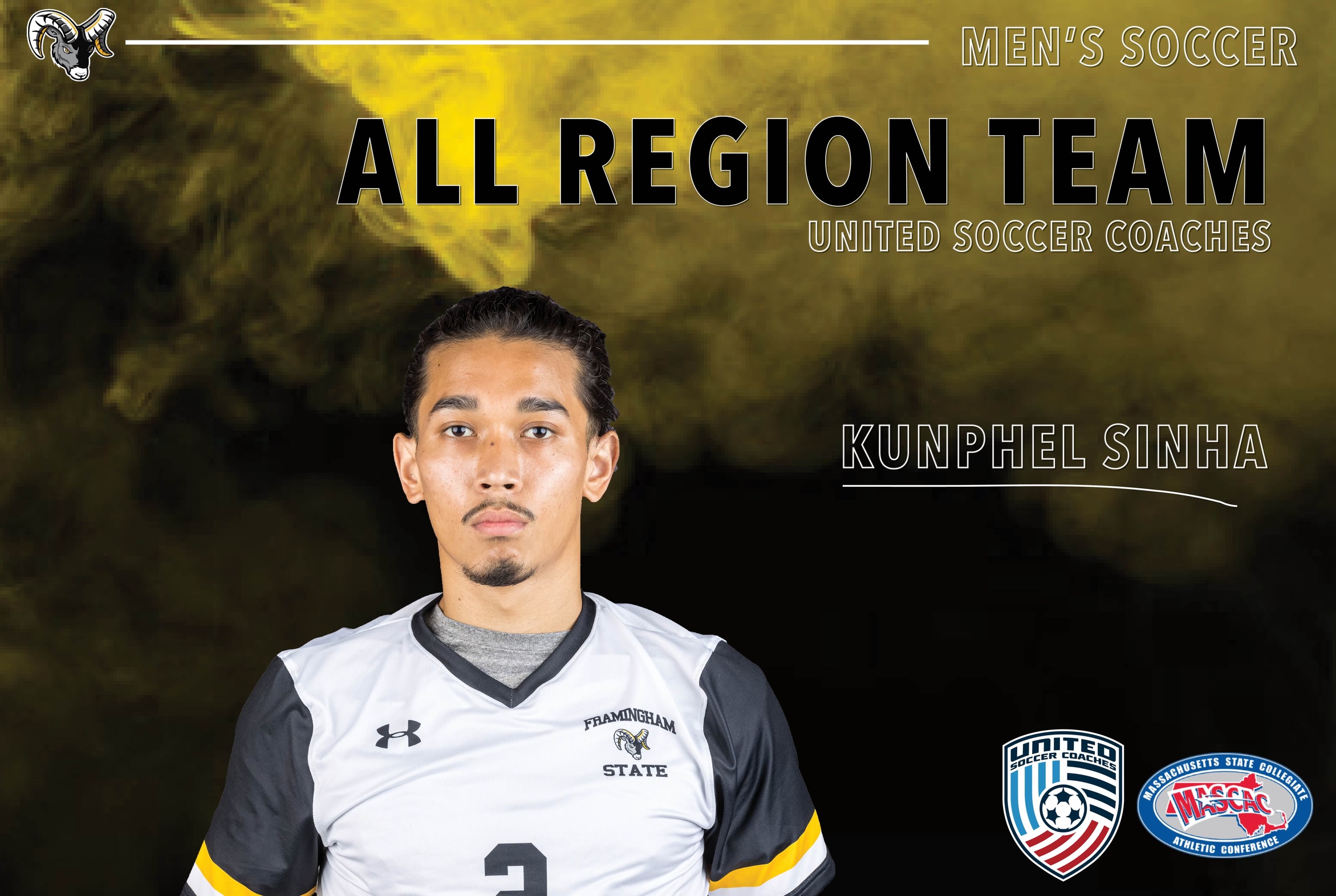 Sinha Named to United Soccer Coaches All-Region Team