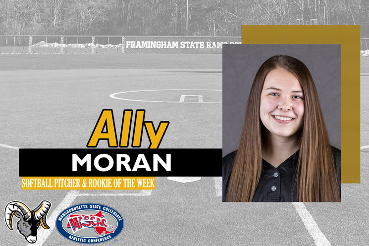 Moran Earns MASCAC Pitcher & Rookie of the Week Honors