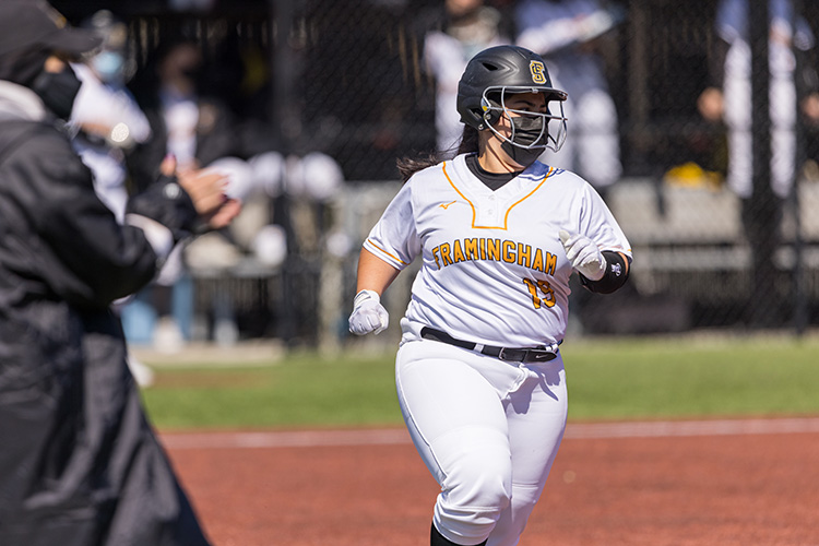 Softball Soars Past Fitchburg State 8-7 and 12-4