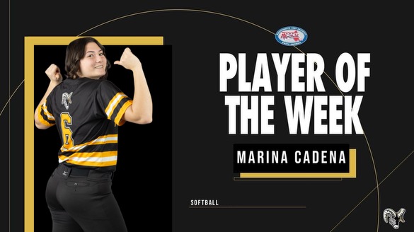 Cadena Named MASCAC Player and Rookie of the Week