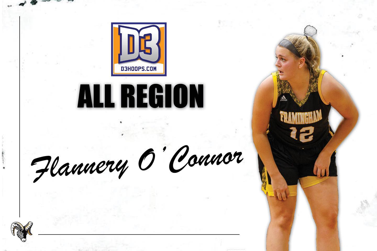 O’Connor Earns D3hoops.com First Team All-Region Honors