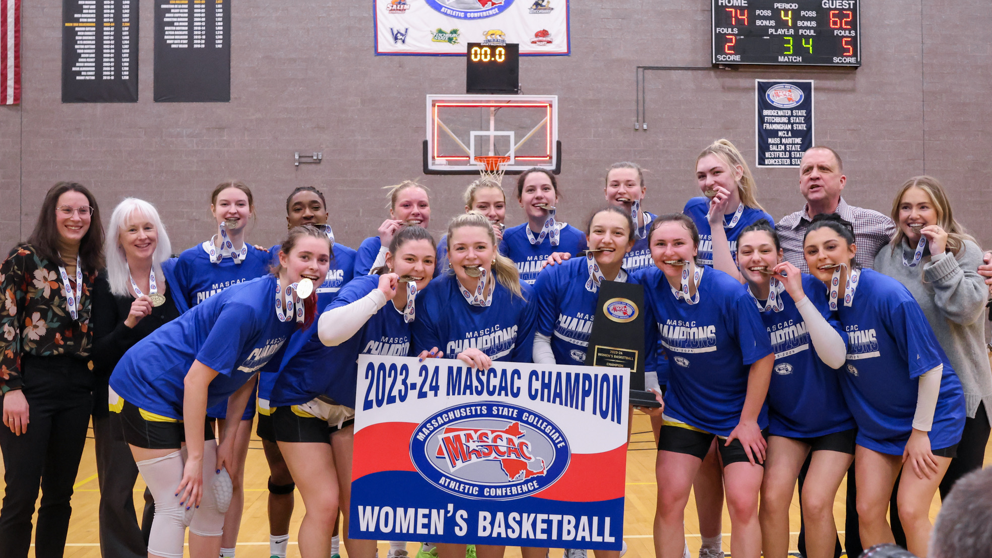 Women’s Basketball Captures Their Third MASCAC Championship in Four Seasons with 74-62 Win Over Bridgewater State