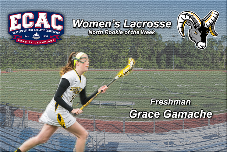 Gamache Named ECAC Division III North Women’s Lacrosse Rookie of the Week