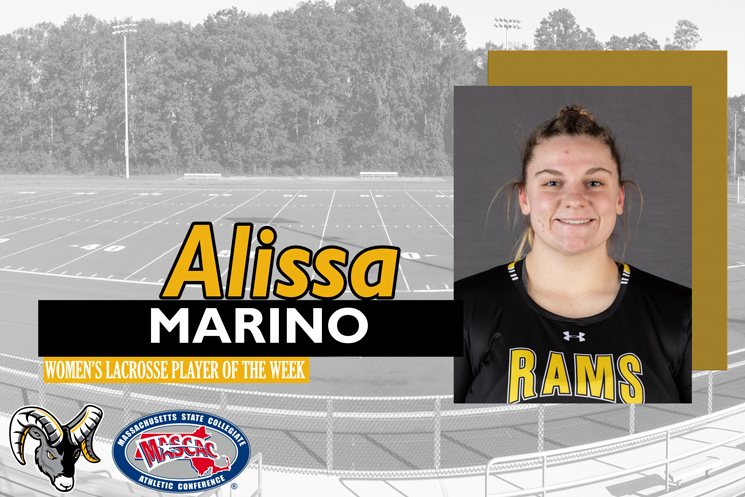 Marino Named MASCAC Women's Lacrosse Player of the Week