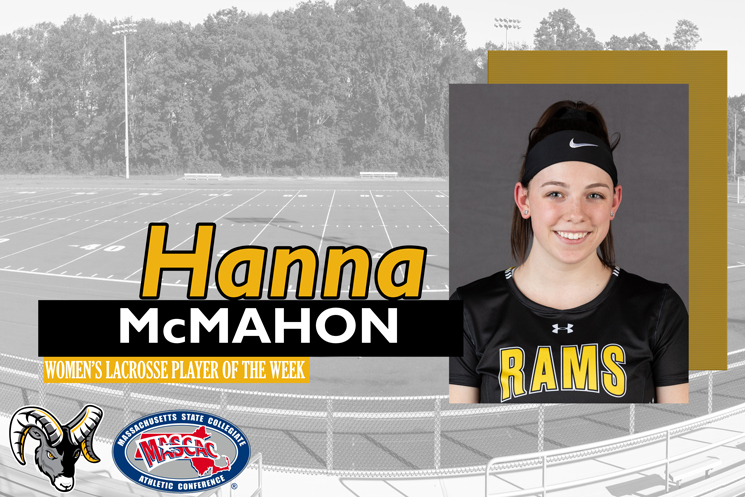 McMahon Named MASCAC Women's Lacrosse Player of the Week