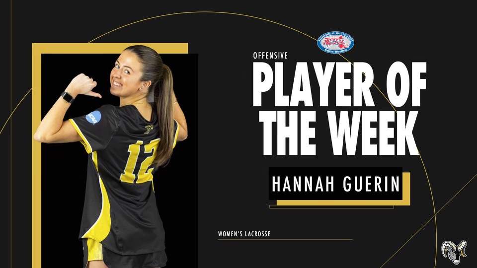 Guerin Named MASCAC Women&rsquo;s Lacrosse Offensive Player of the Week
