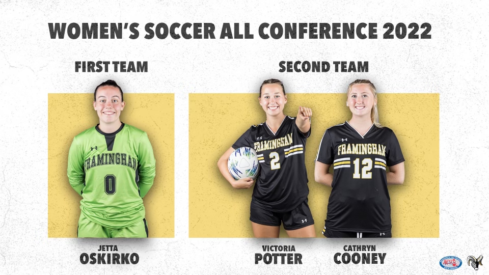 Oskirko, Cooney & Potter Named to Women’s Soccer All-MASCAC Squads