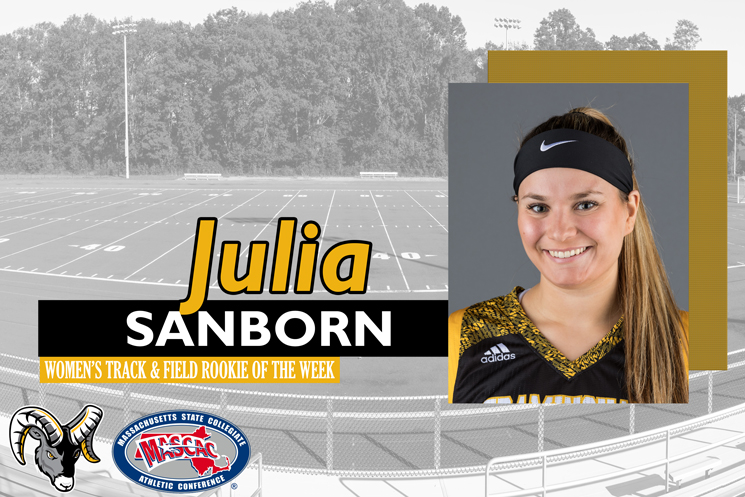 Sanborn Named MASCAC Women’s Track & Field Rookie of the Week