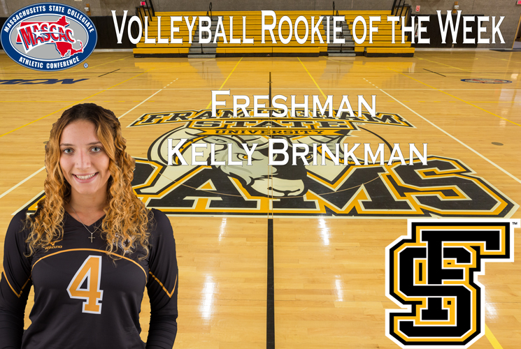 Brinkman Tabbed as MASCAC Volleyball Rookie of the Week