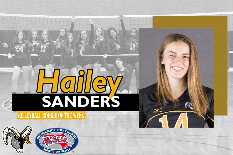Sanders Named MASCAC Volleyball Rookie of the Week