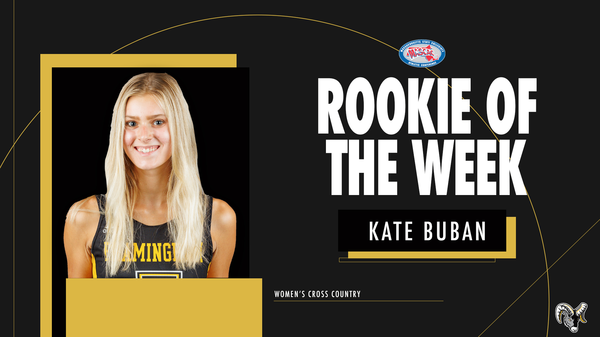 Buban Named MASCAC Women's Cross Country Rookie of the Week