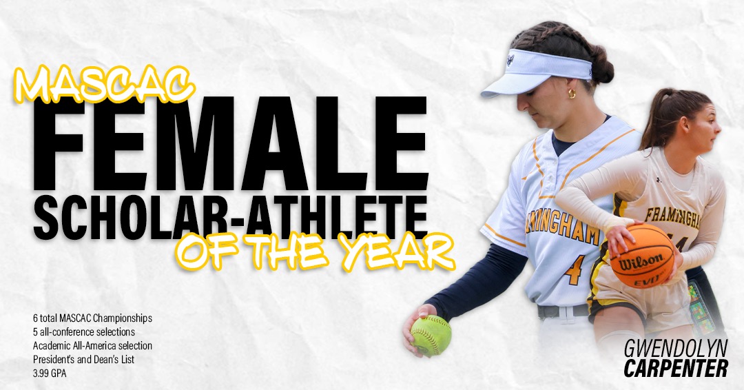Softball and Women's Basketball Standout Gwen Carpenter Named 2024 MASCAC Female Scholar-Athlete of the Year