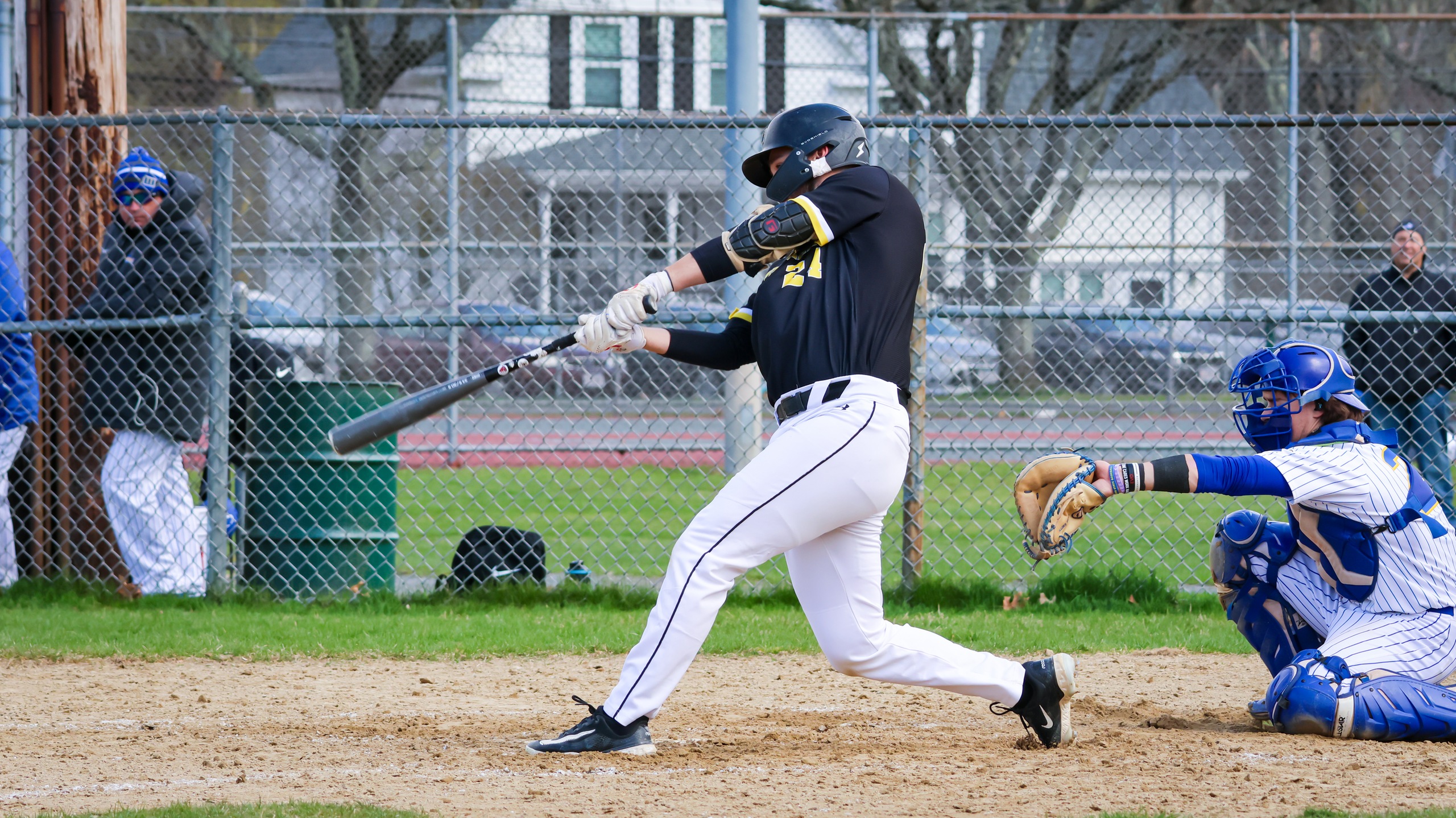 Baseball Holds On for 15-12 Victory over Mass. Maritime
