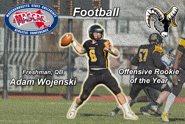 Wojenski Selected MASCAC Offensive Rookie of the Year as Football Lands 11 on All-MASCAC Teams