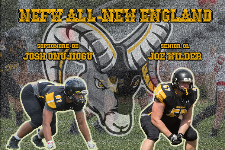Wilder and Onujiogu Selected to 2017 NEFW Division II/III All-New England Team