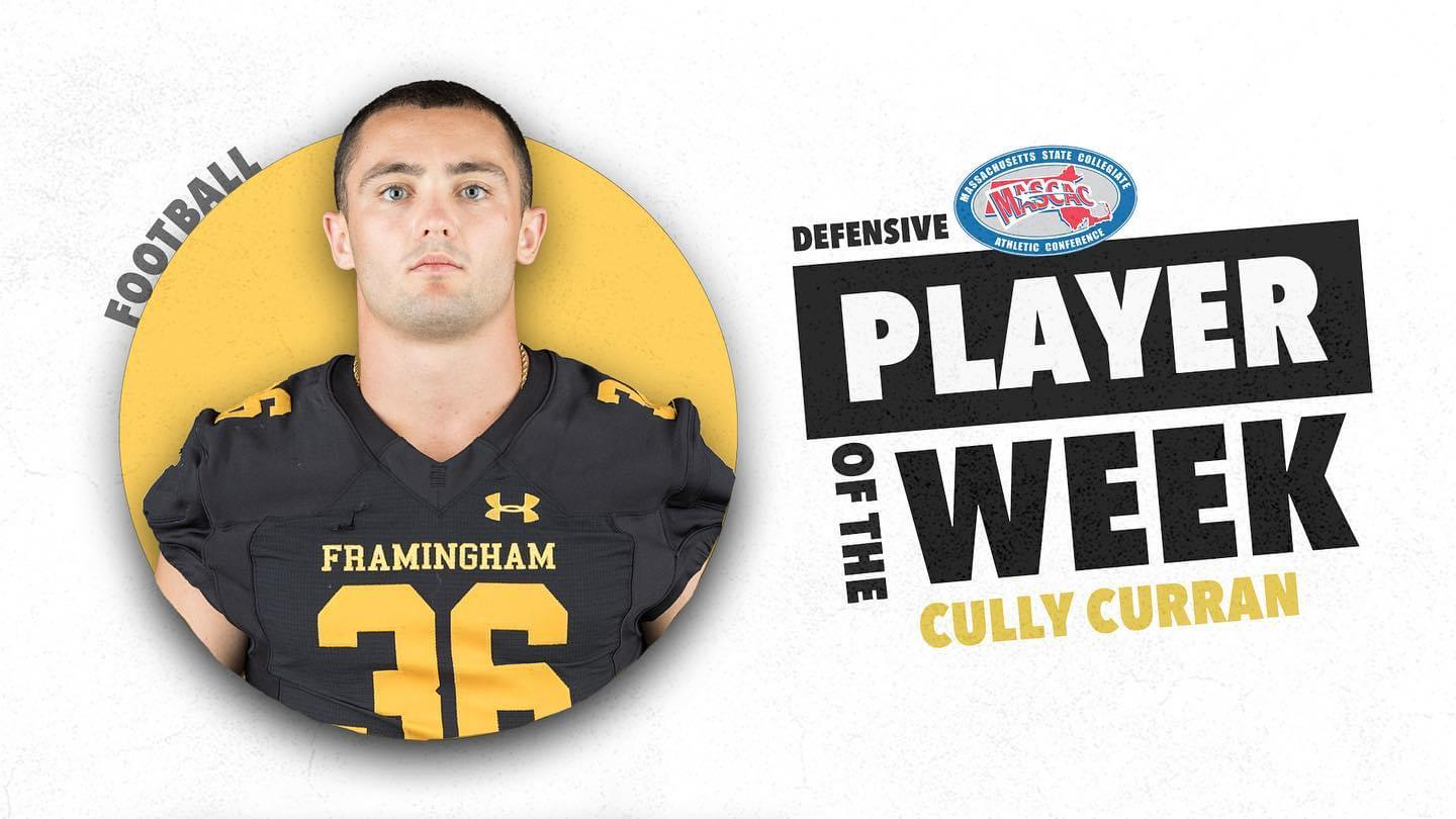 Curran Selected MASCAC Football Defensive Player of the Week