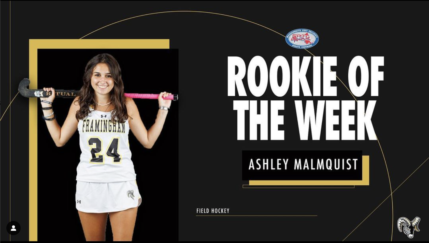 Malmquist Grabs MASCAC Field Hockey Offensive Player & Rookie of the Week Honors