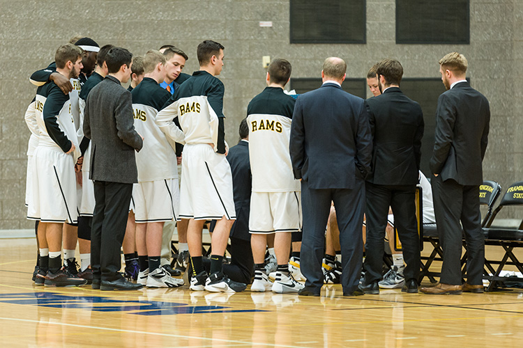 Men’s Basketball Eliminated from MASCAC Tournament with 60-51 Loss at Bridgewater State