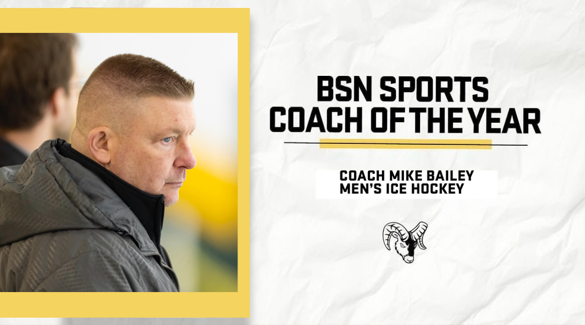 Bailey Named BSN Sports/MASCAC Men's Ice Hockey Coach of the Year