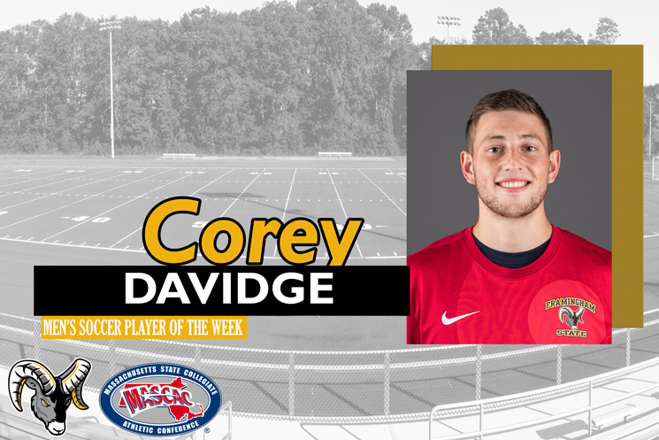Davidge Named MASCAC Player of the Week; Cassemiro Tabbed Rookie Honors