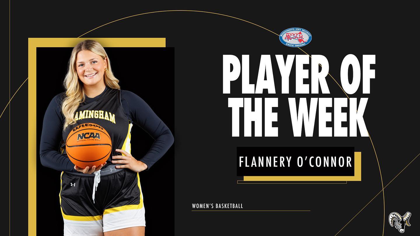 O'Connor Named MASCAC Women's Basketball Player of the Week