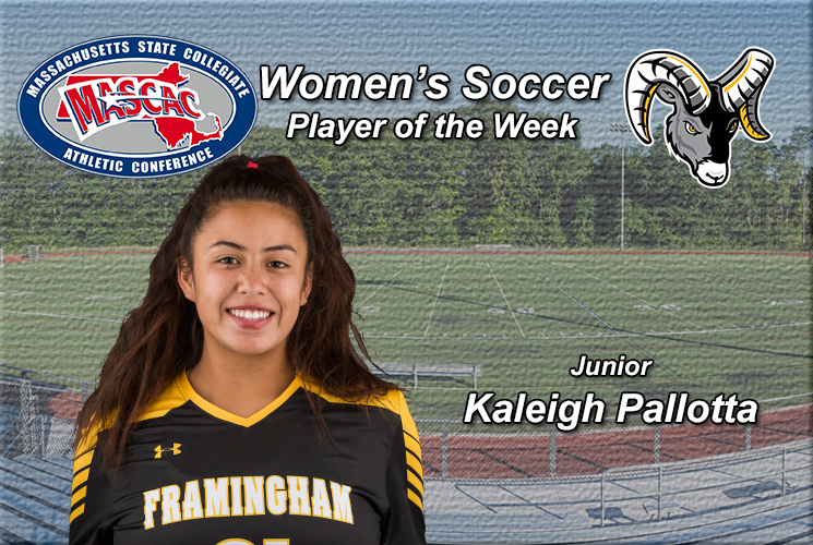 Pallotta Named MASCAC Player of the Week