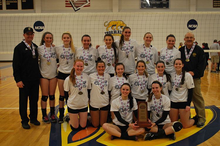 Volleyball Wins Second Straight MASCAC Tournament Title