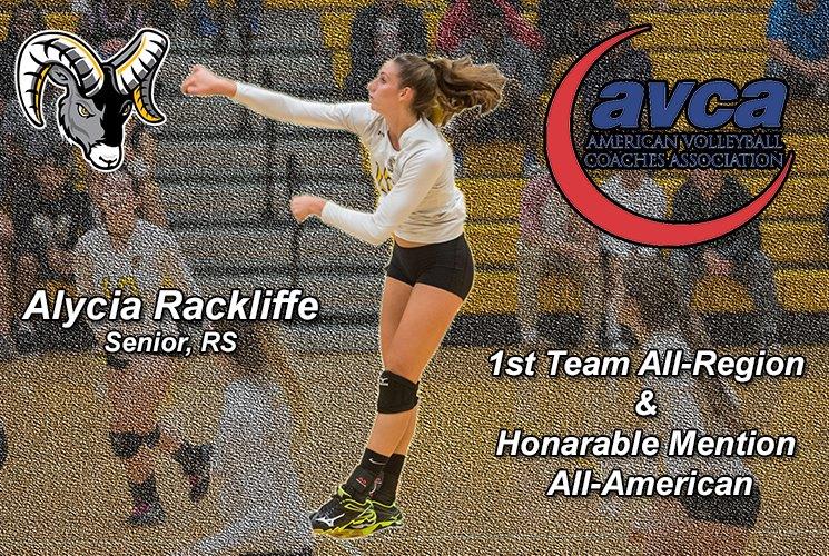 Rackliffe Named AVCA Division III Honorable Mention All-America and to AVCA Division III All-New England Region Team