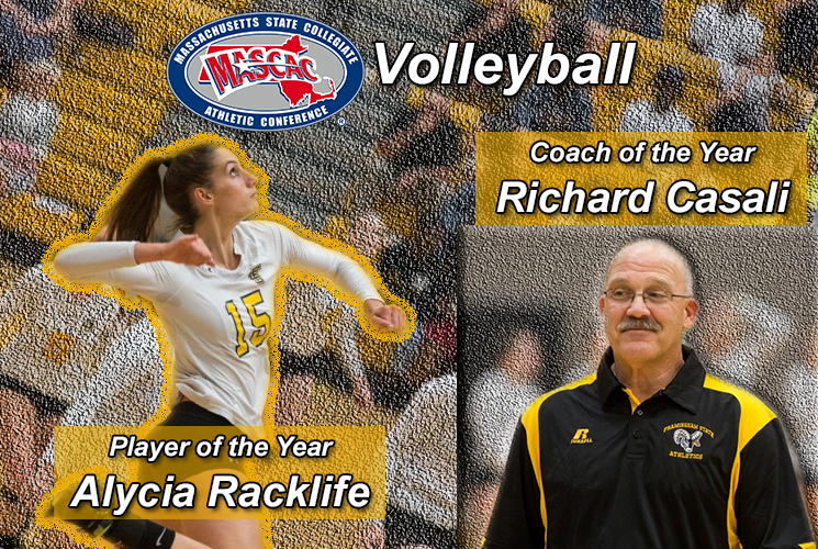 Rackliffe Repeats as MASCAC Player of the Year & Casali Tabbed as Coach of the Year as Volleyball Places Four on All-MASCAC Team
