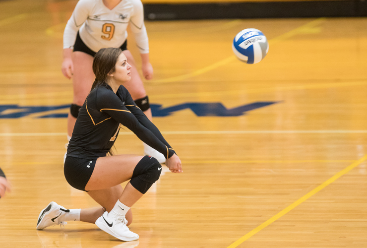 Volleyball Drops a Pair of Matches to Worcester State and Clark